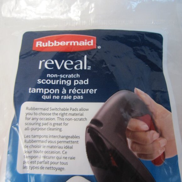Rubbermaid REVEAL Non-scratch Scouring Pad - All Surfaces- Lot of 2 - Picture 2 of 7